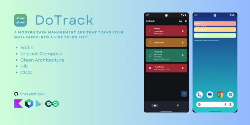 DoTrack screenshot
